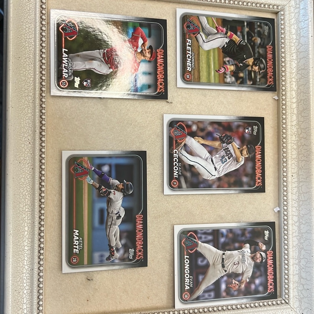 Diamondbacks Topps baseball cards